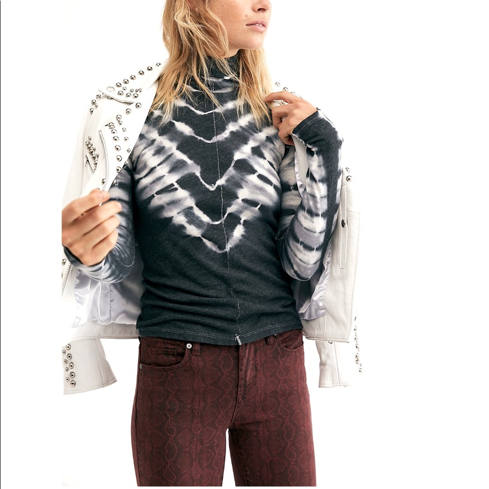 We The Free Psychedelic Tie Dye Top